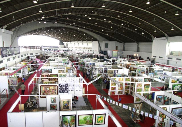 Lukisan Karya SBY Ikut Ramaikan PSLI di Surabaya: Tak Sekadar Dipajang, Boleh Dibeli