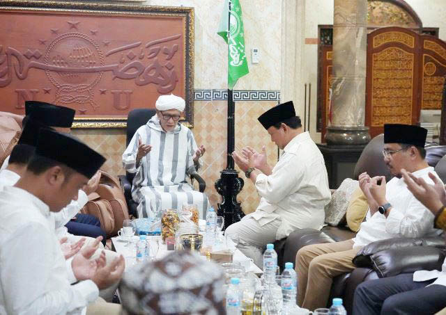Malam-malam Prabowo Temui Rais Aam PBNU di Surabaya, Tancap Gas Bahas Pencapresan di 2024