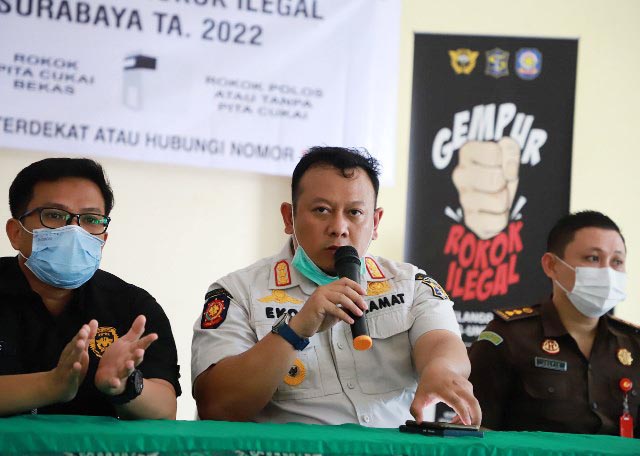 Pahami Ciri-cirinya, Mulai Hari Ini Surabaya Gempur Rokok Ilegal