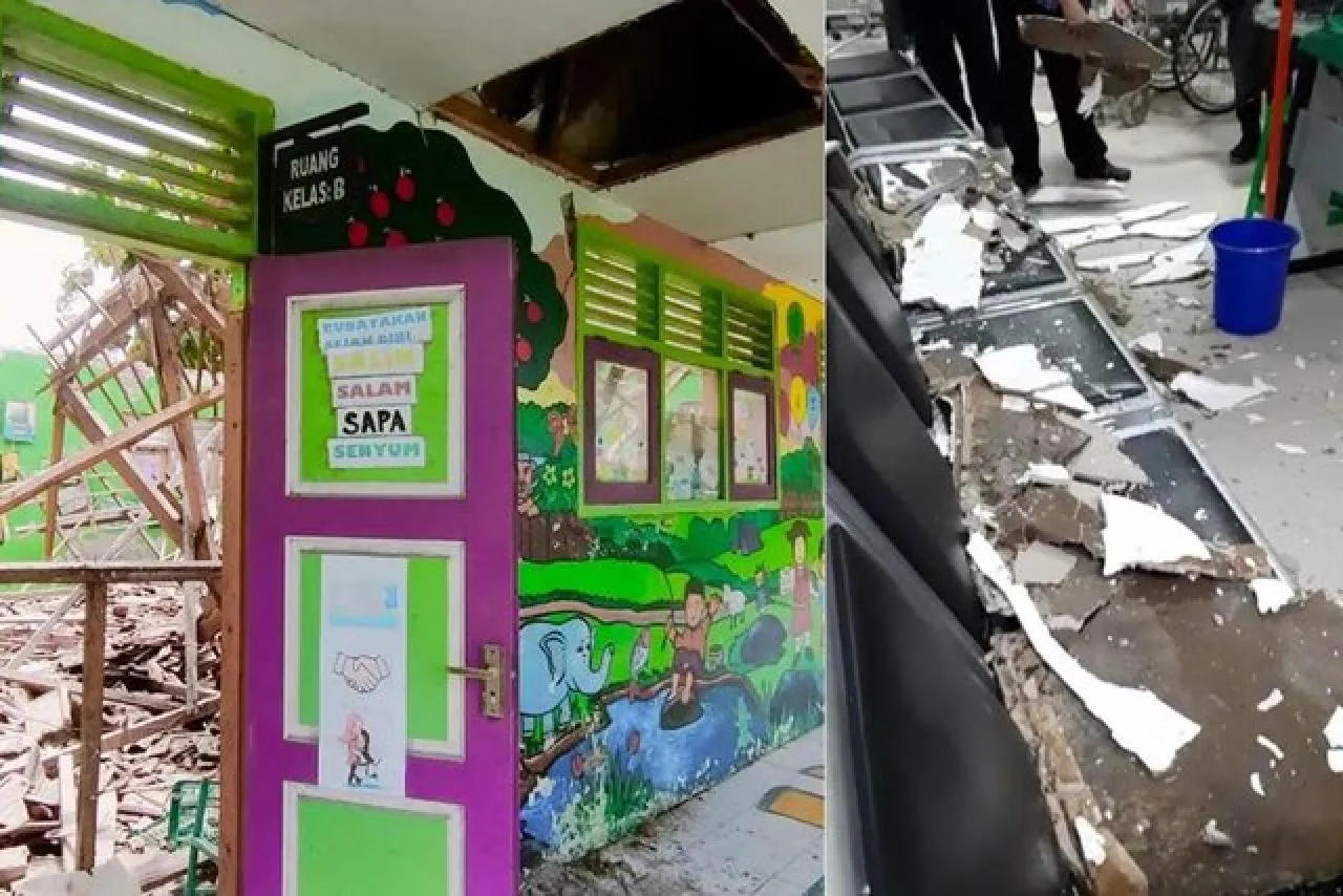 3 Ruangan TK Ambruk dan Plafon Poli Mata RSUD Ambrol, DPRD Sidoarjo Semprot Keras Dinas Terkait!