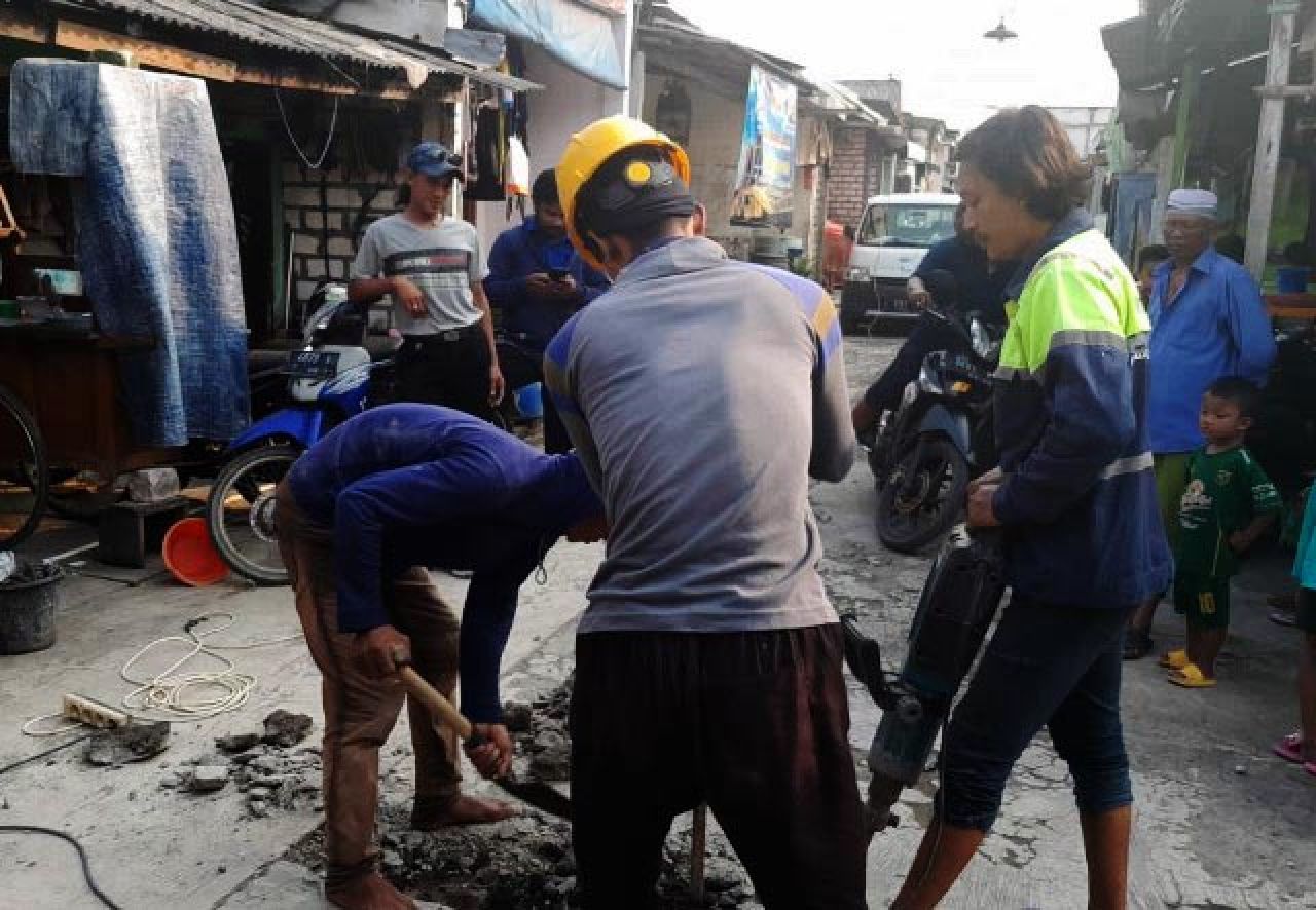 15 Tahun Menanti, Akhirnya Warga Tambak Asri Selatan Surabaya Teraliri Air PDAM