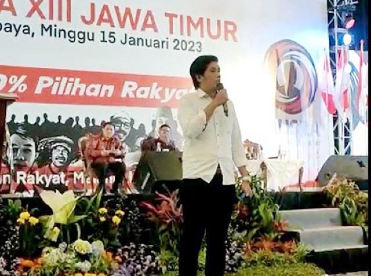 Tampil di Panggung Musra XIII Jatim, Mahasiswa Tegas Tolak Usulan Jokowi 3 Periode!
