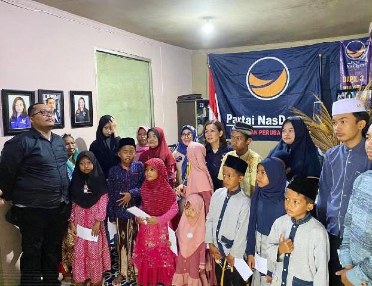 Lita Machfud Arifin Umroh, Anak Yatim di Surabaya Doakan Bisa Duduk di Kursi DPR RI
