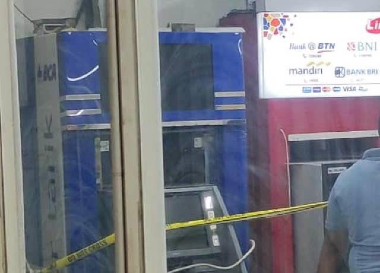 Mesin ATM BRI di Sidoarjo Dibobol Maling, Rp 300 Juta Amblas!