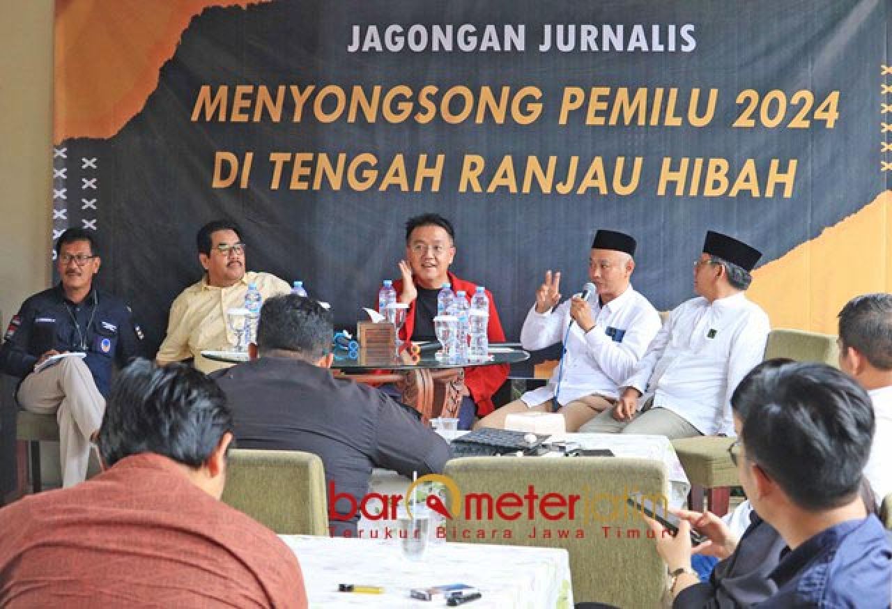 Jagongan Jurnalis, Baru Nongol Langsung Menggebrak dengan Diskusi soal Ranjau Hibah Jatim!