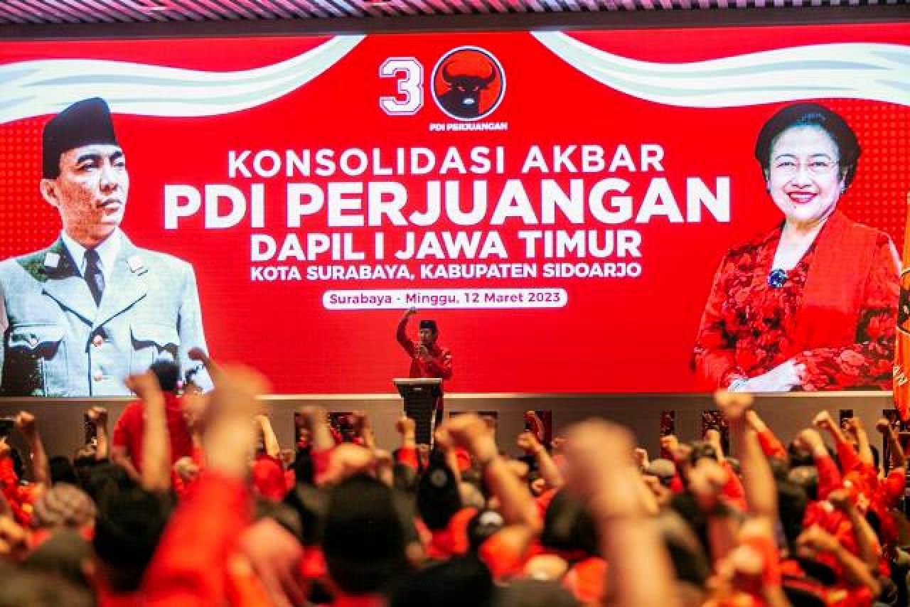 Wujudkan Target Menang Spektakuler di 2024, Ribuan Kader PDIP Surabaya-Sidoarjo Konsolidasi Akbar!