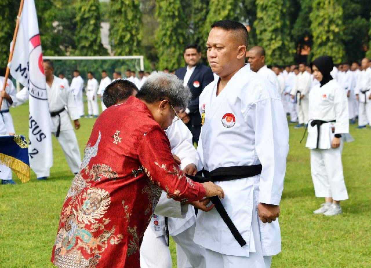 Kolonel Marinir Muhammad Rizal Resmi Jadi Ketum Shoto-Kai Marinir Pasmar 2