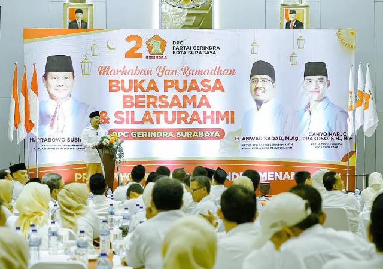 Anwar Sadad Lecut Gerindra Surabaya Juarai Pemilu: Bertarunglah seperti Arek-arek Suroboyo Usir Sekutu!