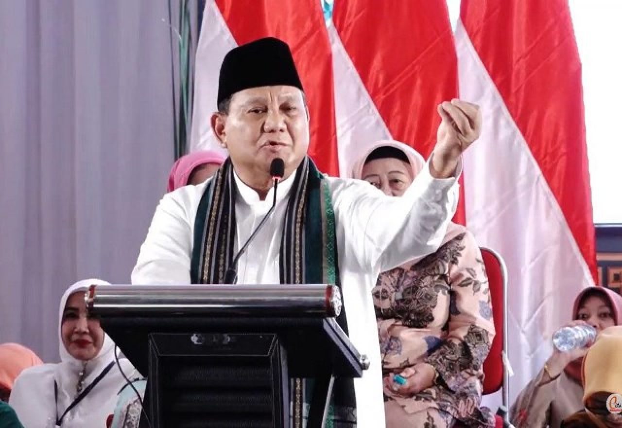 Kunjungi Ponpes di Jatim, Prabowo: Tolong Dicatat! Saya Tidak Minta Dukungan Kiai, tapi Berharap kan Boleh
