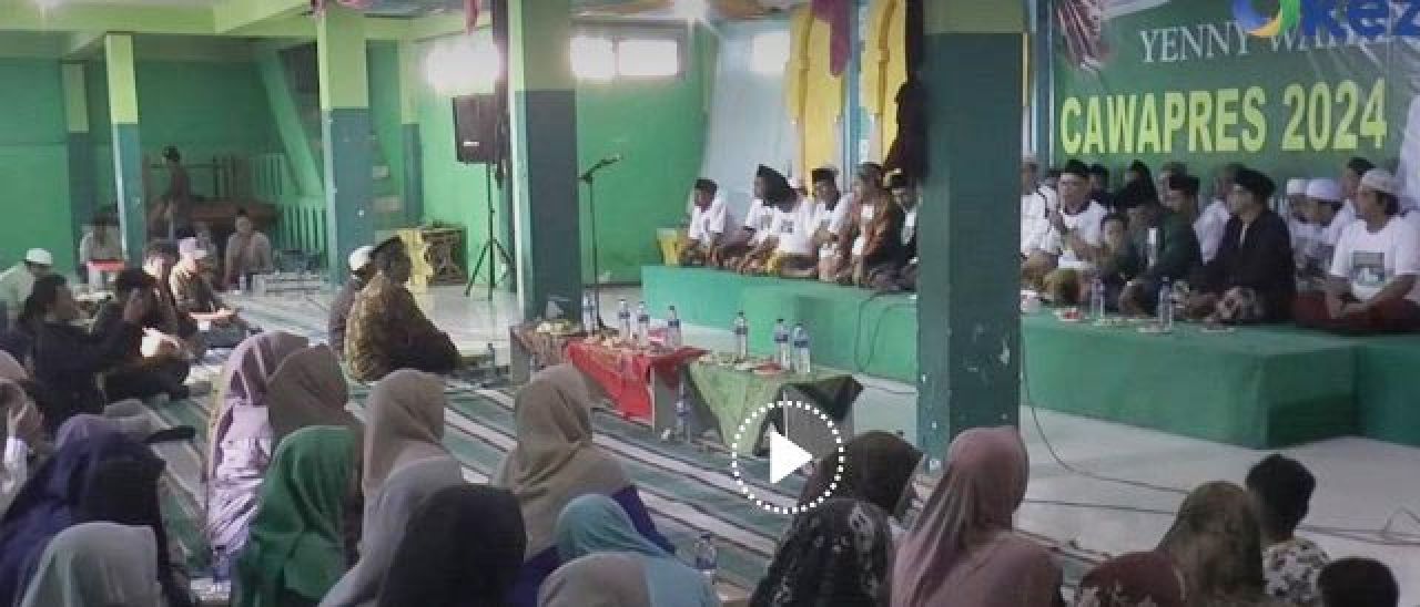Sepi! Deklarasi Barisan Nahdliyin Dukung Yenny Wahid Cawapres 2024 Hanya Dihadiri Segelintir Santri