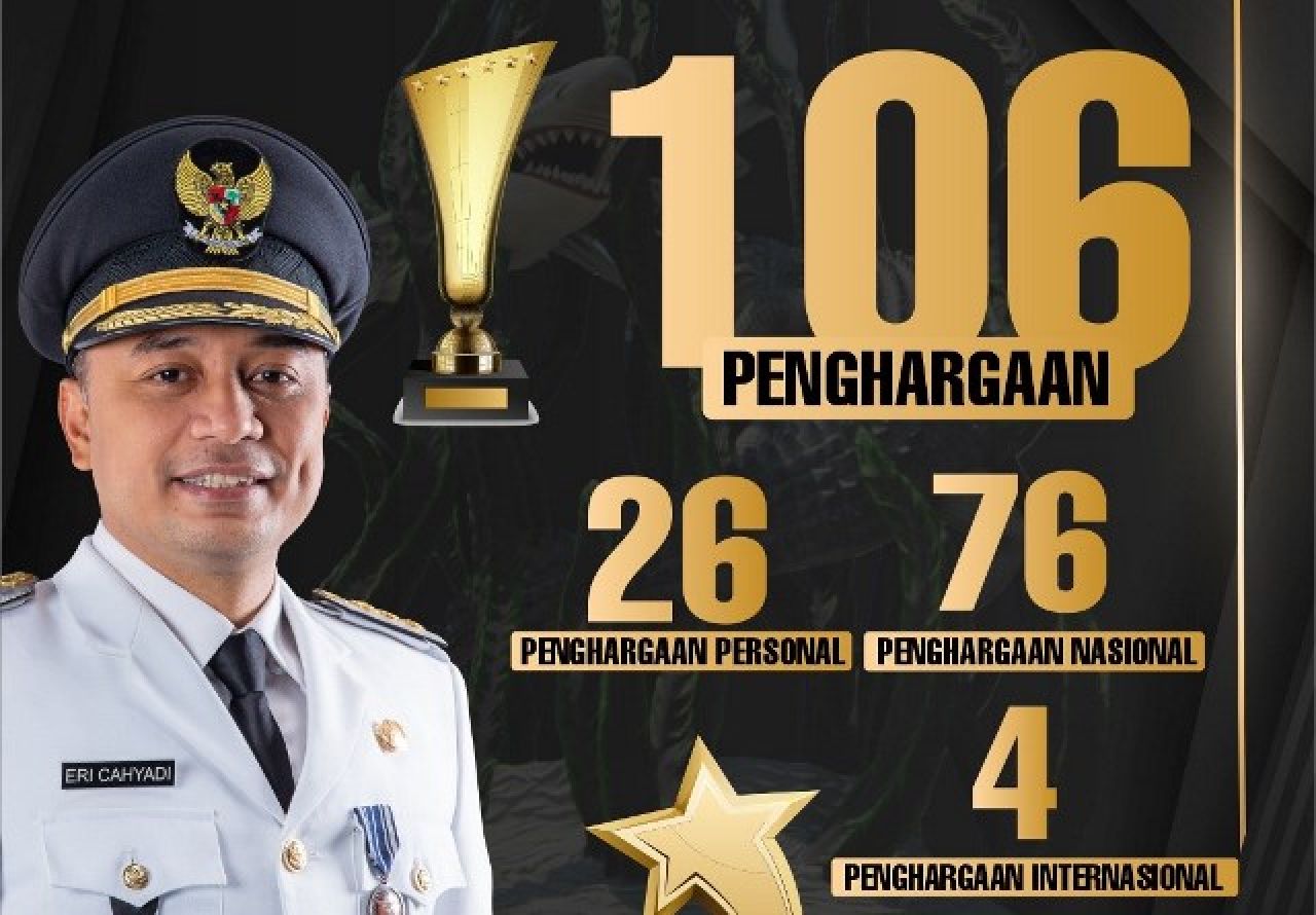 Jelang 3 Tahun Nakhodai Surabaya, Eri Cahyadi Kantongi 106 Penghargaan!