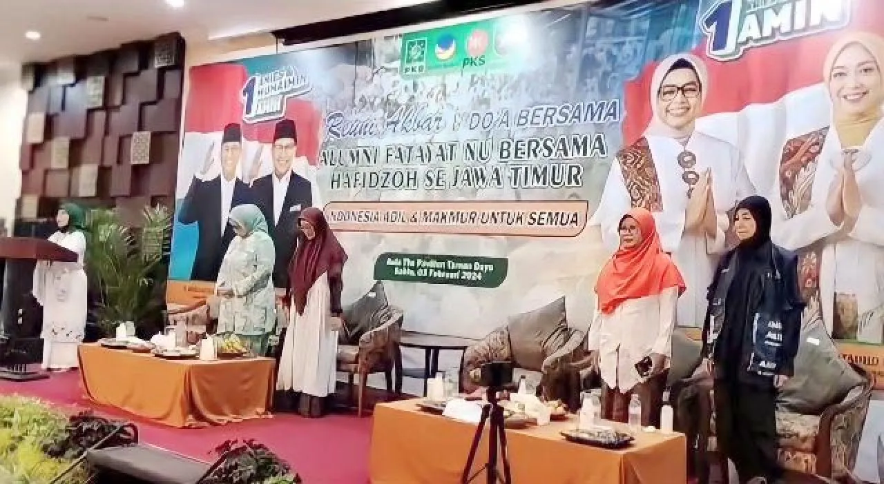 Dukung Anies-Muhaimin, Alumni Fatayat NU dan Wanita Penghafal Al Qur’an Jatim Ikut Gerilya Suara