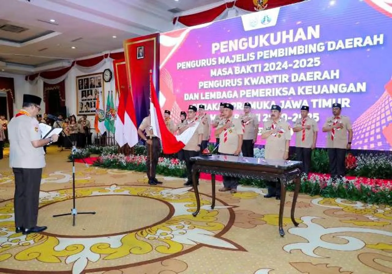 Setelah 3,5 Tahun Menunggu, Akhirnya Arum Sabil Sah Ketua Kwarda Pramuka Jatim!