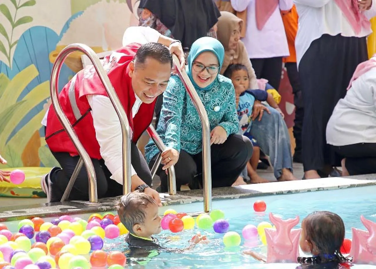 Eri Cahyadi Sulap Aset Terbengkalai Jadi Kolam Renang Penanganan Stunting, Gratis Lagi!
