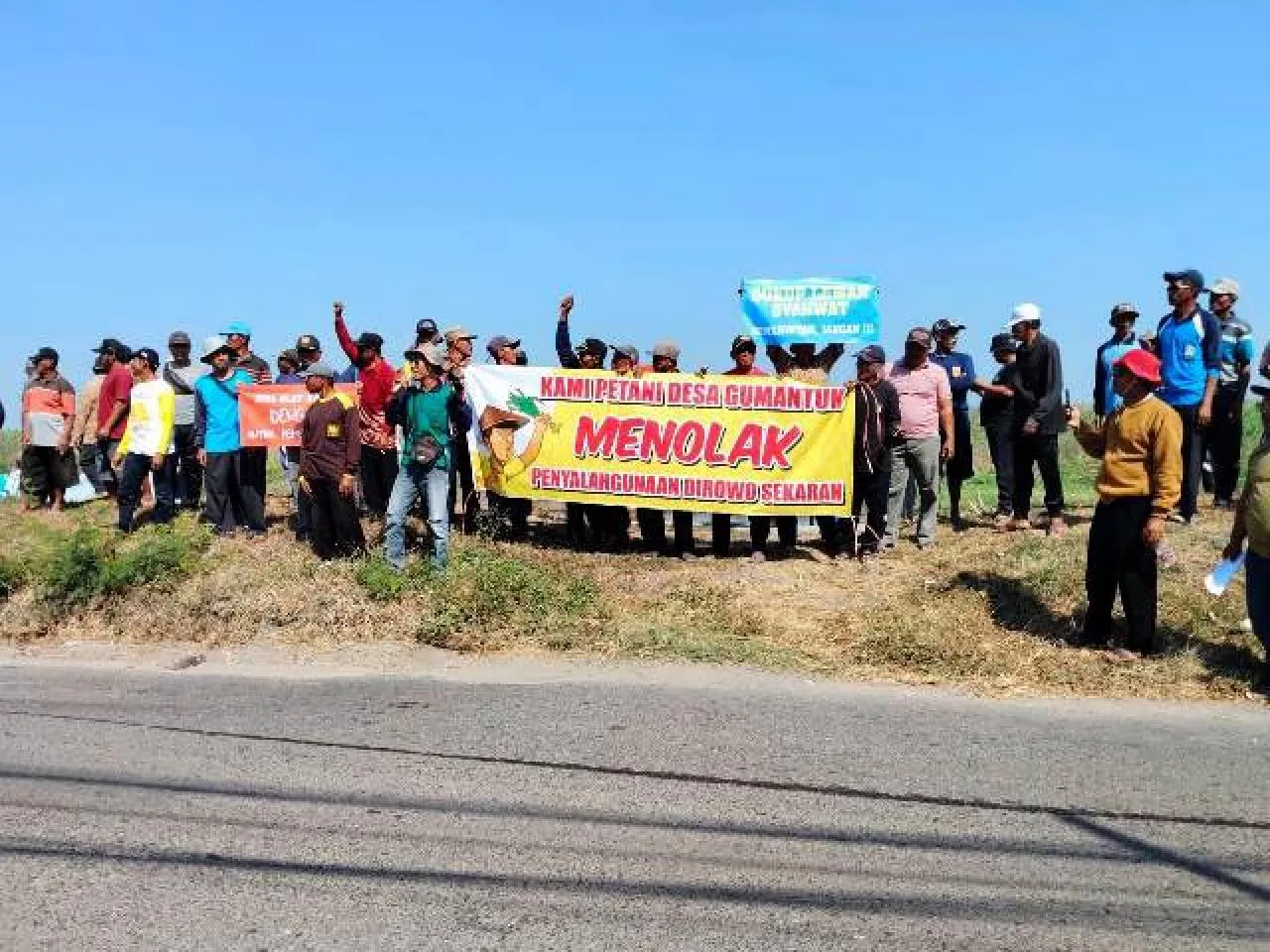 Petani di Lamongan Marah, Demo Tuntut Tambak Liar di Area Rawa Segera Dibongkar!