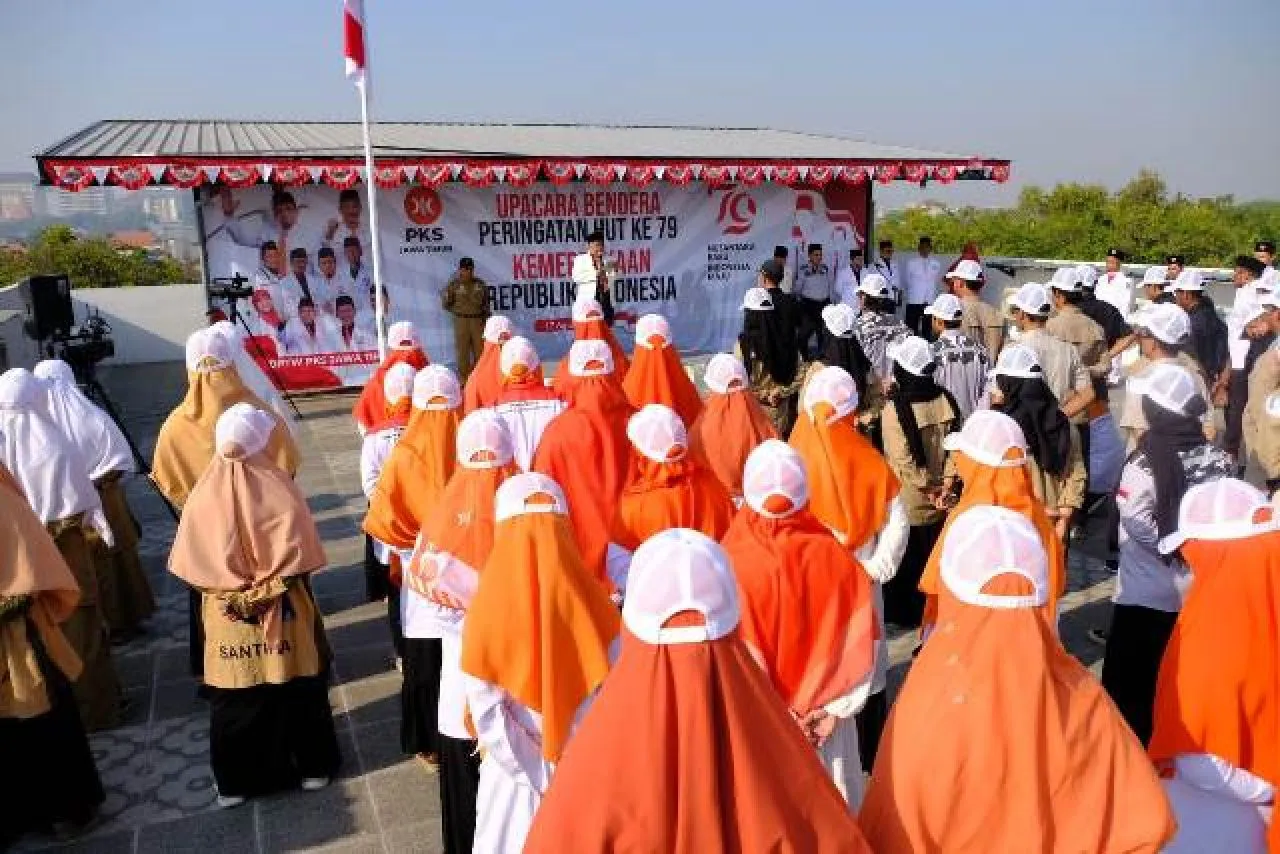 Peringati HUT RI, PKS Jatim Tegaskan Tak Pernah Luntur Jadi Partai Islam Rahmatan Lil Alamin