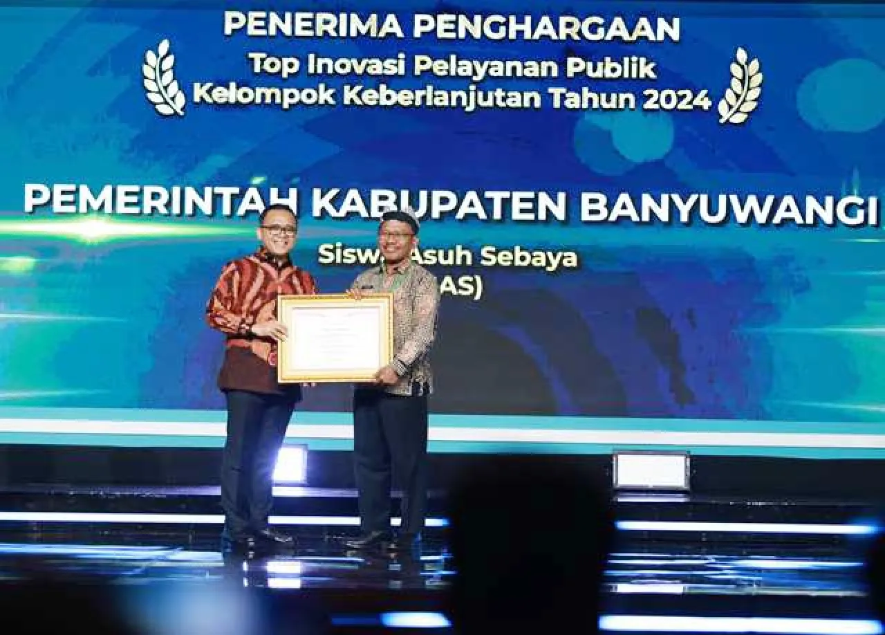 Banyuwangi Kembali Sabet Penghargaan, Program SAS Jadi Inovasi Berkelanjutan