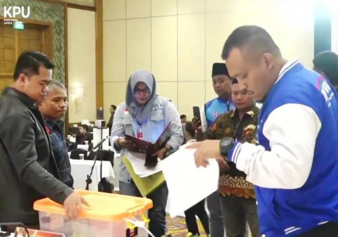 KPU Jatim Terima Rekapitulasi KPU Sidoarjo, Tudingan PAN Ada Penggelembungan Suara Pupus!
