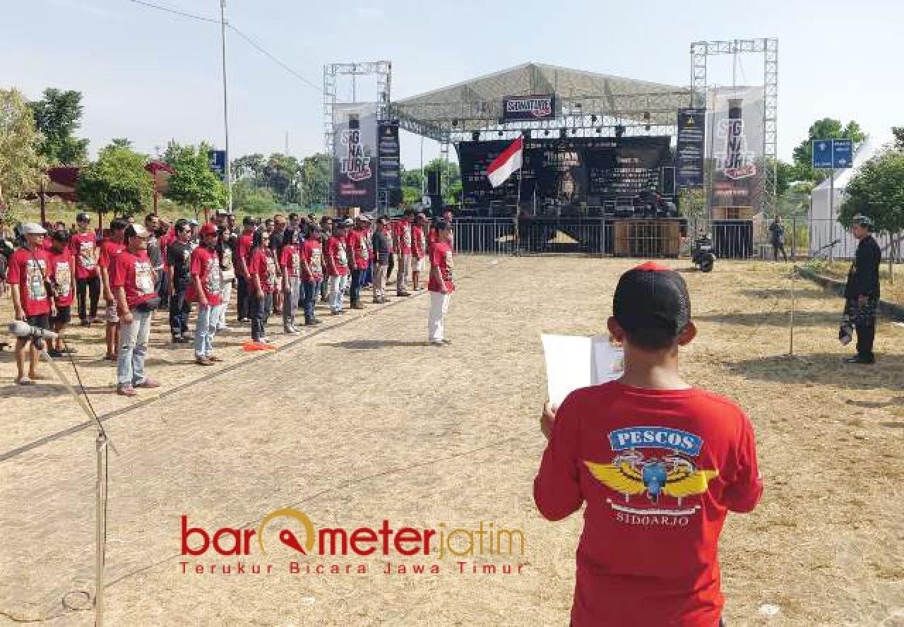 Hari Lahir Pancasila, Ratusan Pecinta Vespa Indonesia Gelar Apel di Bumi Wali Tuban