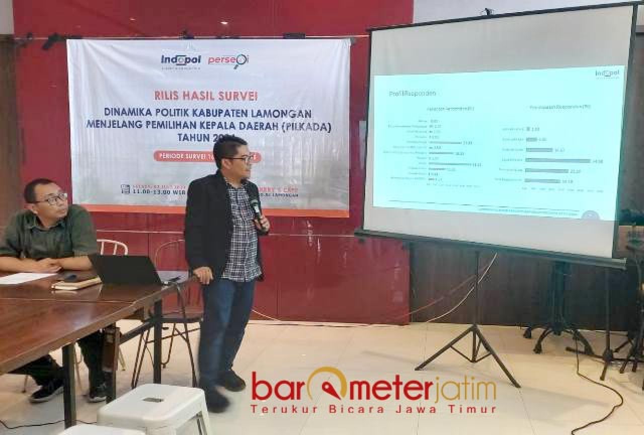 Yuhronur Tak Terkejar di Pilkada Lamongan, Indopol: Yang Bisa Bendung Hanya Tsunami Politik!