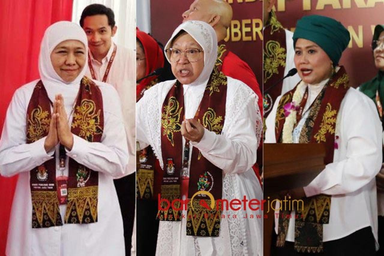 Adu Kaya 3 Srikandi Cagub Jatim: Khofifah Rp 26,4 M, Risma Rp 17,4 M, Luluk Rp 6,1 M!