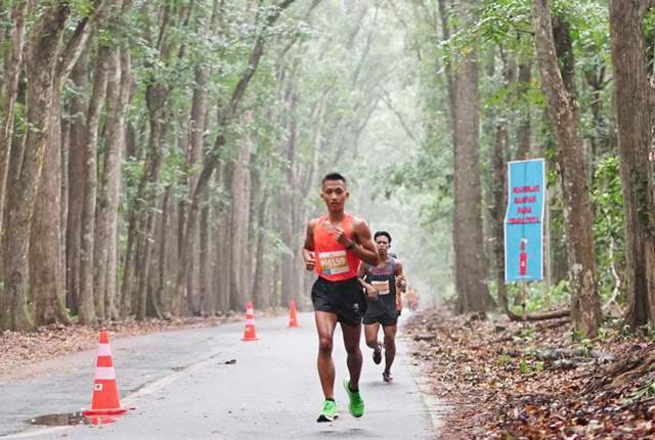Seru Abis! Seribu Pelari Susuri Hutan dan Pantai di Alas Purwo Jungle Run