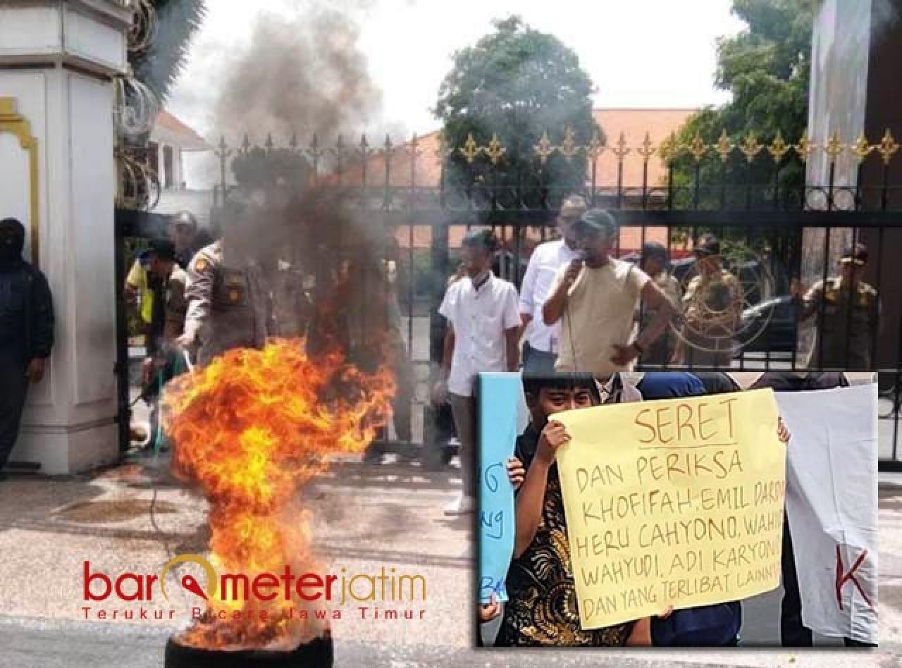 Demo Korupsi Hibah: KPK Jangan Hanya Obok-obok DPRD Jatim, Usut Khofifah-Emil!