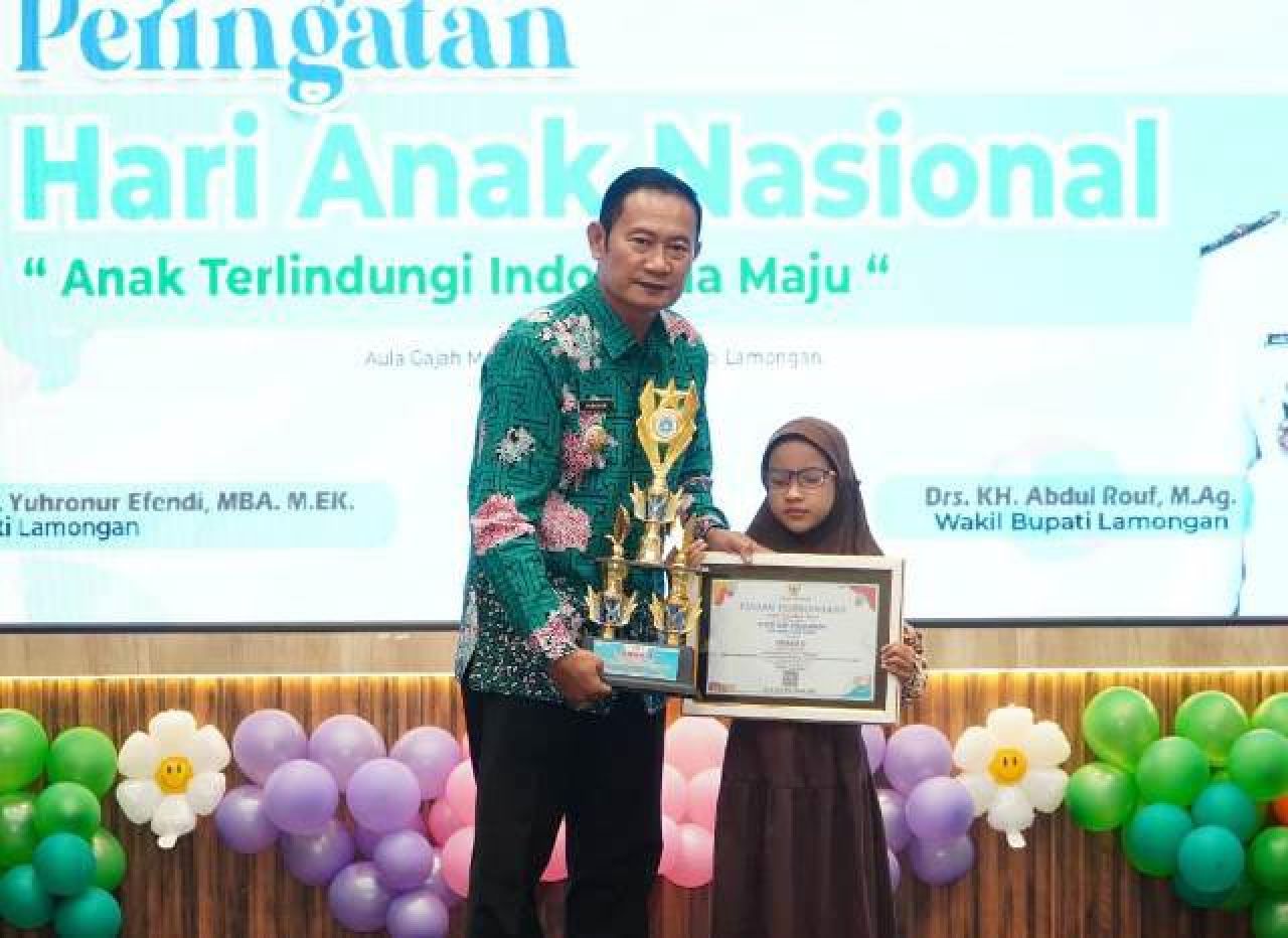 Peringatan HAN 2024 di Lamongan, Momen Lindungi Hak Anak dan Siapkan Generasi Emas