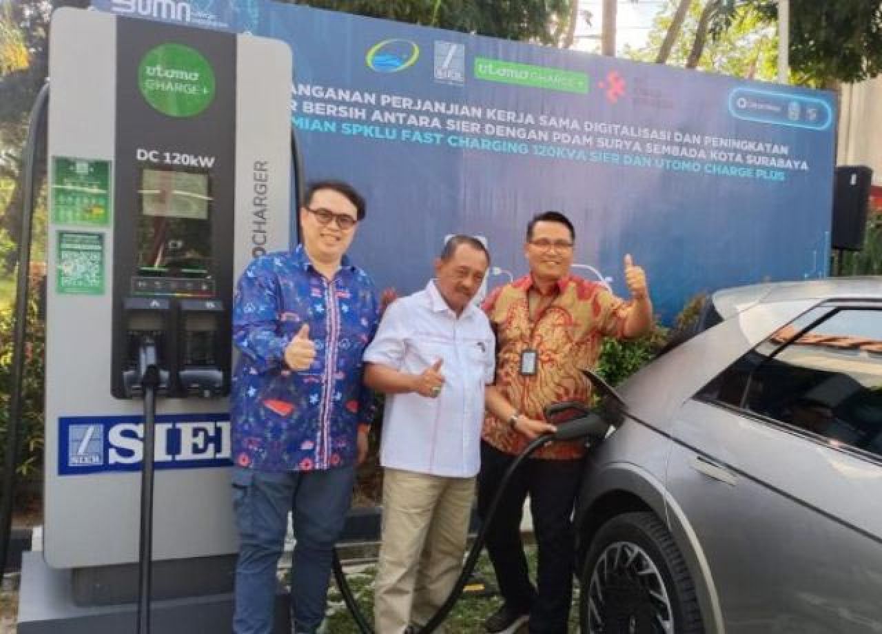 SIER Luncurkan Pengisian Energi Kendaraan Listrik Tercepat di Jatim