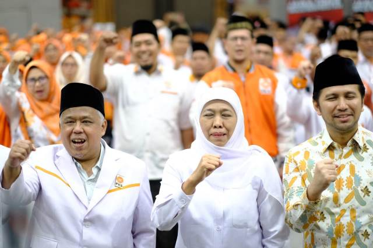 Hadiri Konsolidasi Pemenangan Pilgub Jatim, Khofifah Puji Komitmen PKS Luar Biasa!