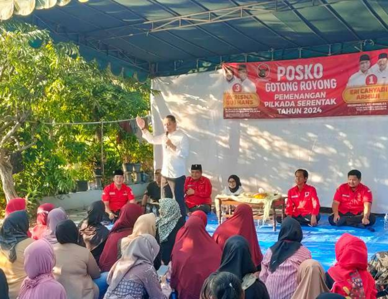 Eri Cahyadi Makin Ngegas Ajak Warga Pilih Risma: Coblos Emak’e Arek Suroboyo!