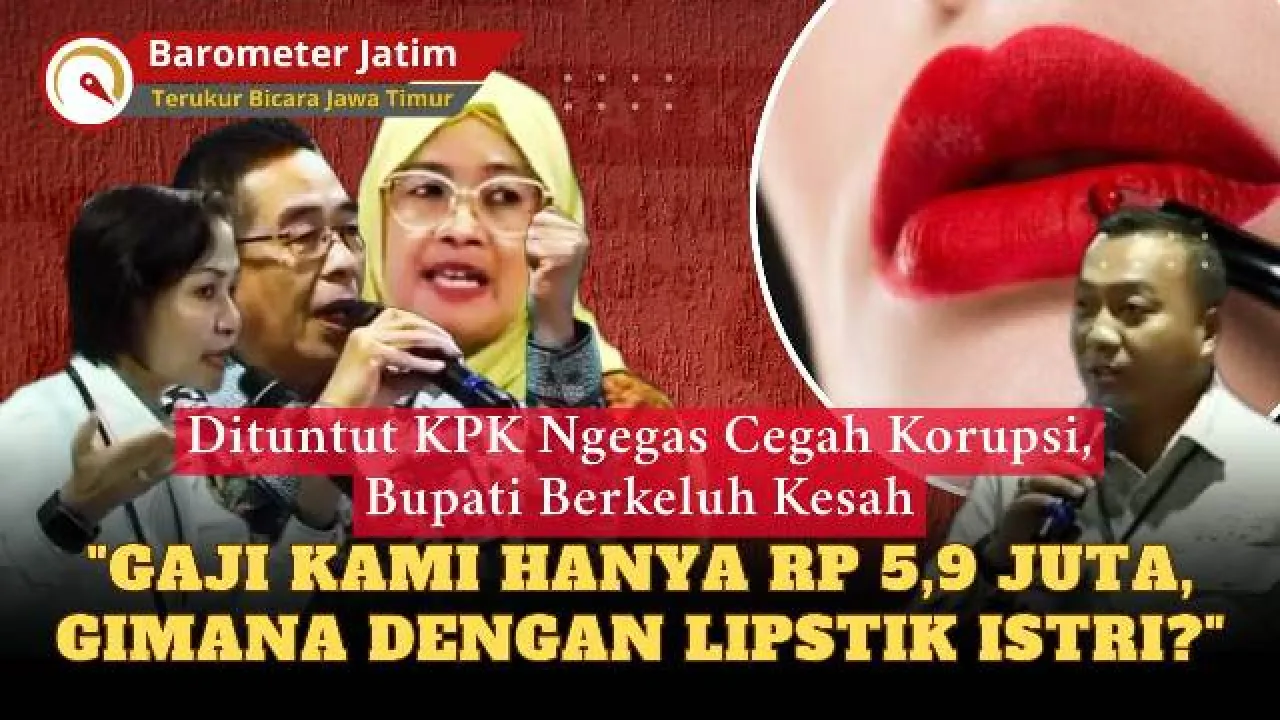 VIDEO: Dituntut KPK Ngegas Cegah Korupsi, Bupati Situbondo Curhat Gaji Hanya Rp 5,9 Juta!