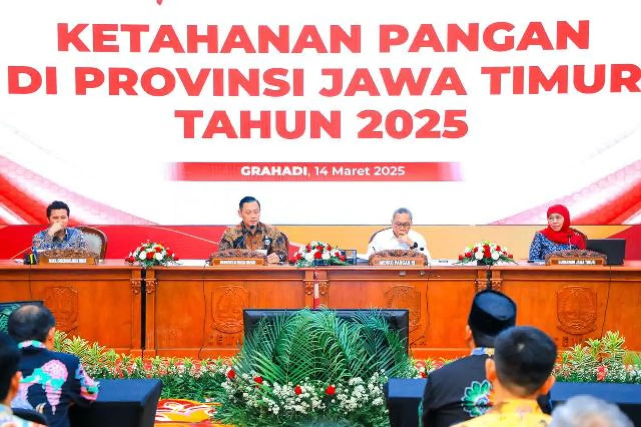 Wujudkan Swasembada Pangan, 2 Menko Turun ke Jatim Lecut 38 Bupati-Wali Kota!