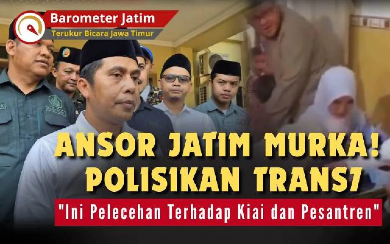 VIDEO: Marah Besar Kiai dan Pesantren Dilecehkan, Ansor Jatim Polisikan Trans7!