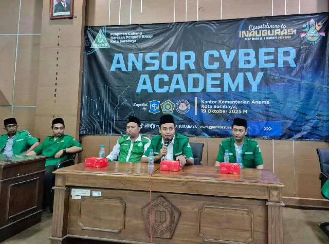 Cetak Digital Warriors, Ansor Surabaya Gembleng Kader dengan Cyber Academy!