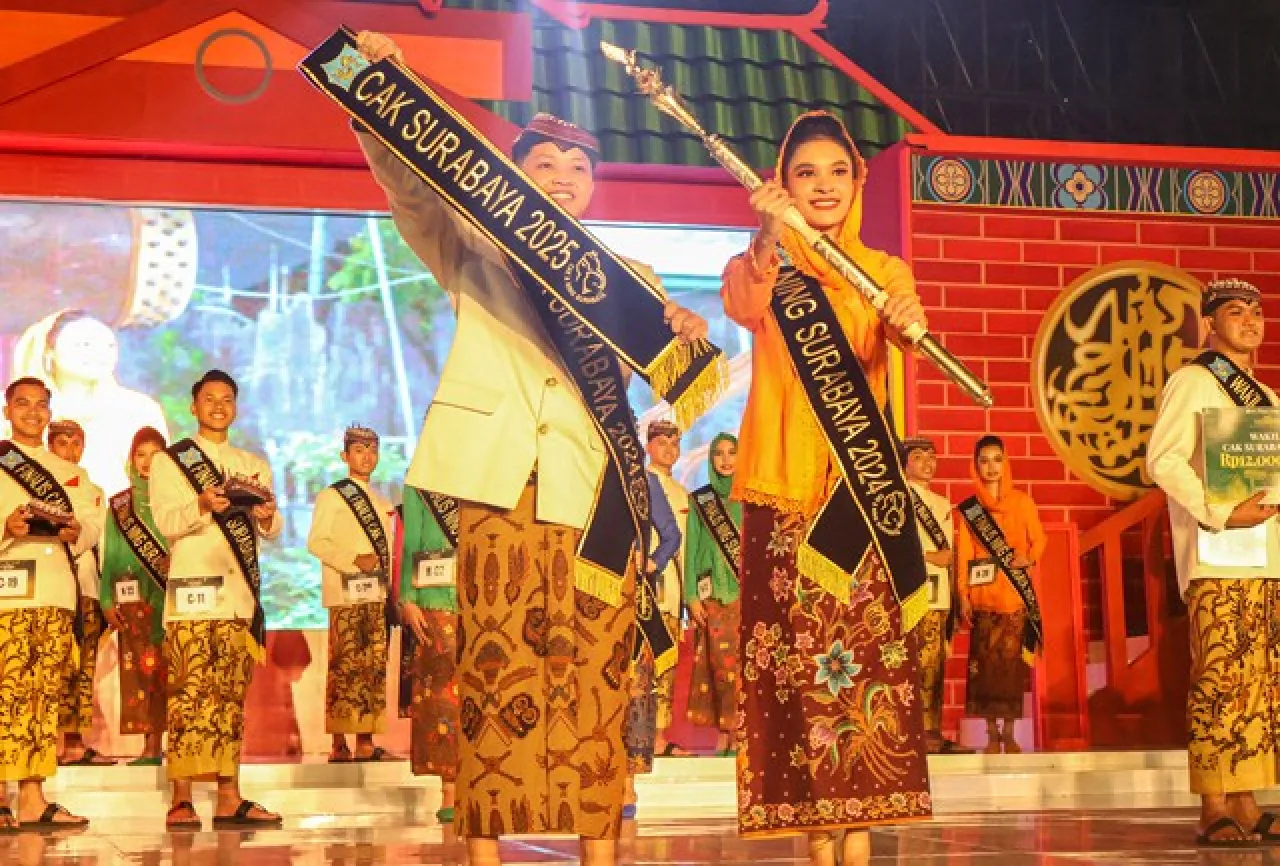 Cak dan Ning 2025 Terpilih, Disbudporapar: Jaga Diri sebagai Wajah Surabaya!