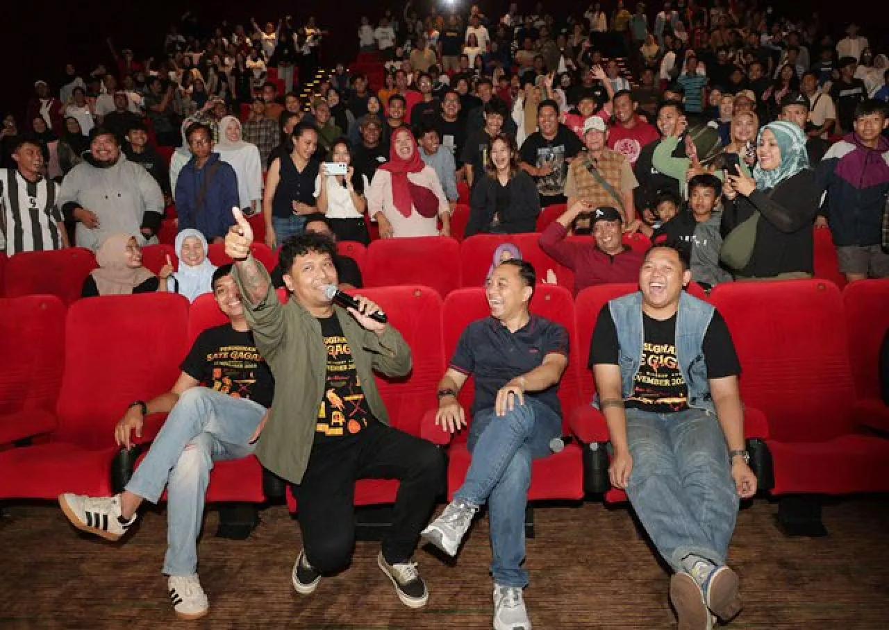 Nobar Film Pesugihan Sate Gagak, Eri Cahyadi Dibuat Ngakak!