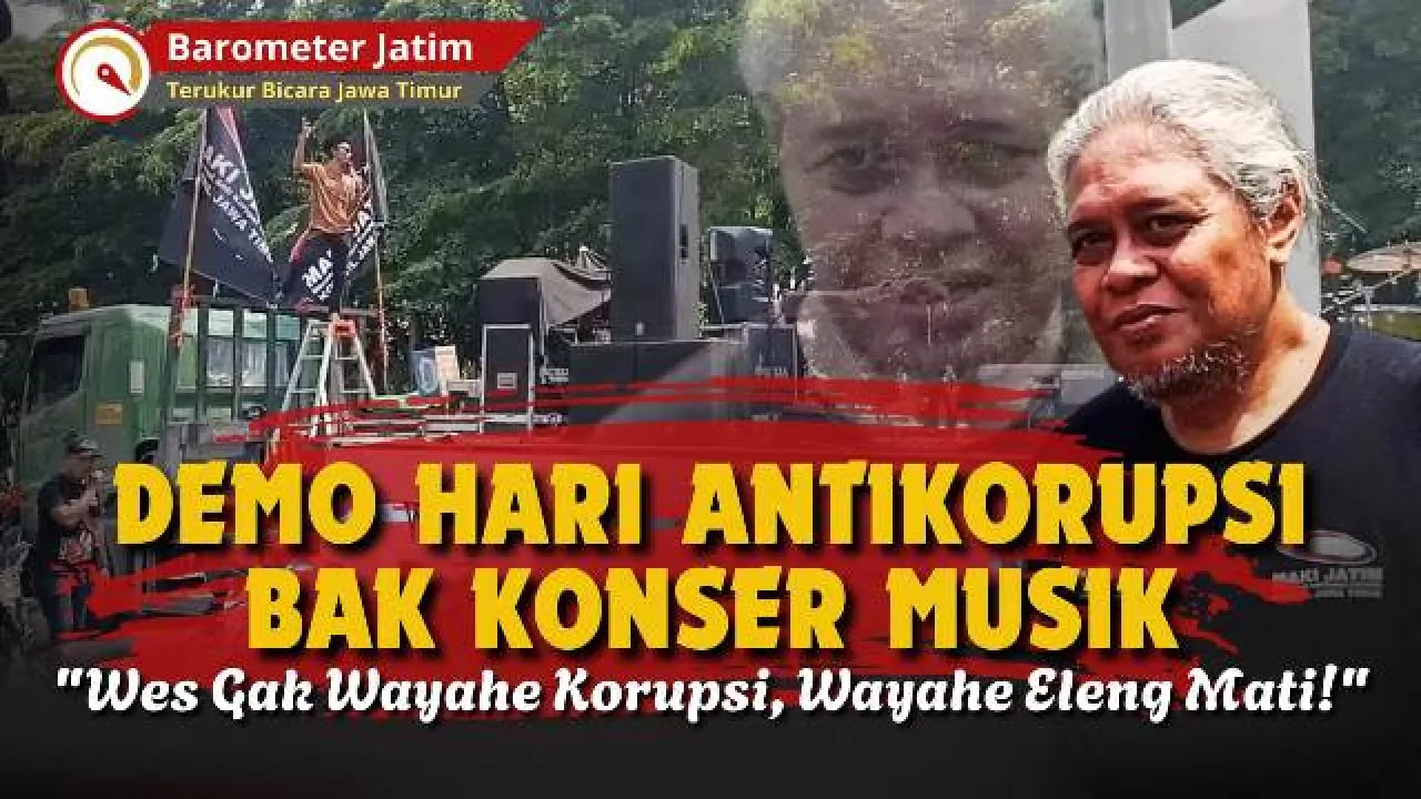 VIDEO: Demo di Hari Antikorupsi, MAKI Senggol Keras Pejabat Pemprov Jatim!