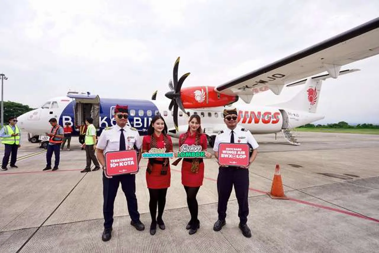 Wings Air Buka Rute Anyar Lombok-Banyuwangi, Harga Tiket Rp 800-900 Ribu!