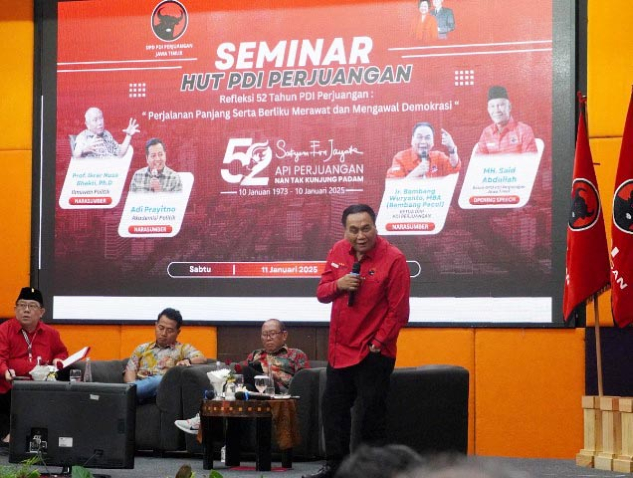 Refleksi 52 Tahun PDIP, Bambang Pacul Kritik Demokrasi Liberal Indonesia!