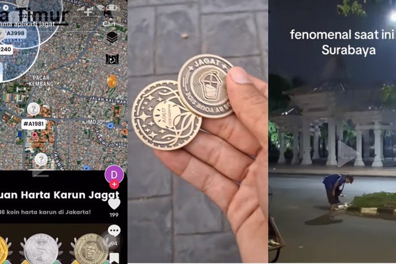 Dilaporkan Rusak Fasum, Satpol PP Surabaya Akan Tindak Tegas Pemburu Koin Jagat!