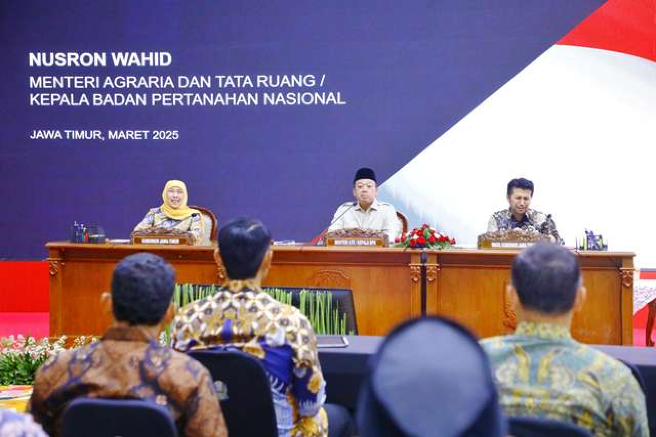 Nusron Wahid Soroti Penuntasan RDTR di Jatim Lambat, Investasi Jadi Terhambat!