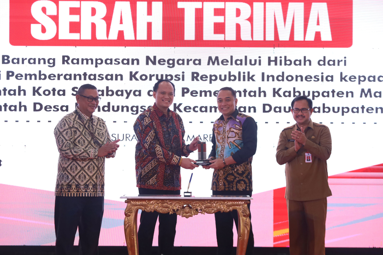 Pemkot Surabaya Dapat 8 Aset Rampasan dari KPK, Total Senilai Rp 11,756 M!