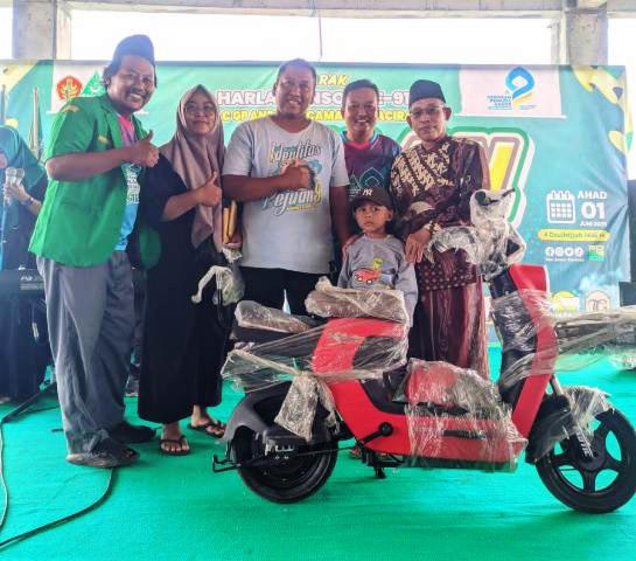 Jalan Sehat Harlah ke-91 GP Ansor di Paciran Lamongan, 2.000 Warga Tumplek Blek!