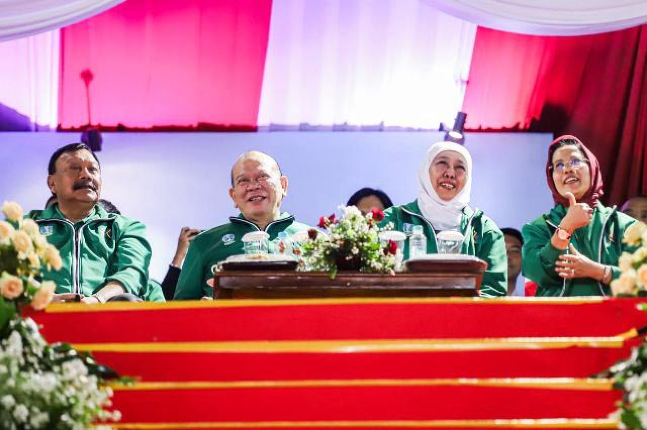 LaNyalla Minta Khofifah Tambah Anggaran KONI Jatim, Provinsi Lain Bisa Rp 300-400 M!