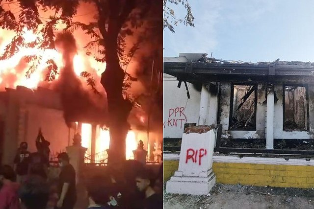 Khofifah Tak Yakin Pembakar Grahadi Orang Jatim: Ini Cagar Budaya!