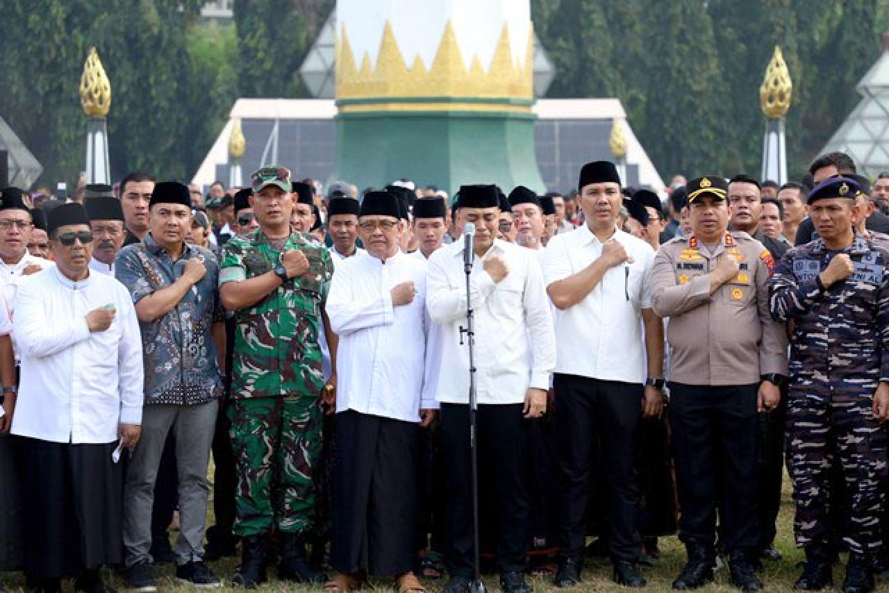 Respons Demo Rusuh, 9.299 Warga Ikrar Jogo Suroboyo dan Indonesia!