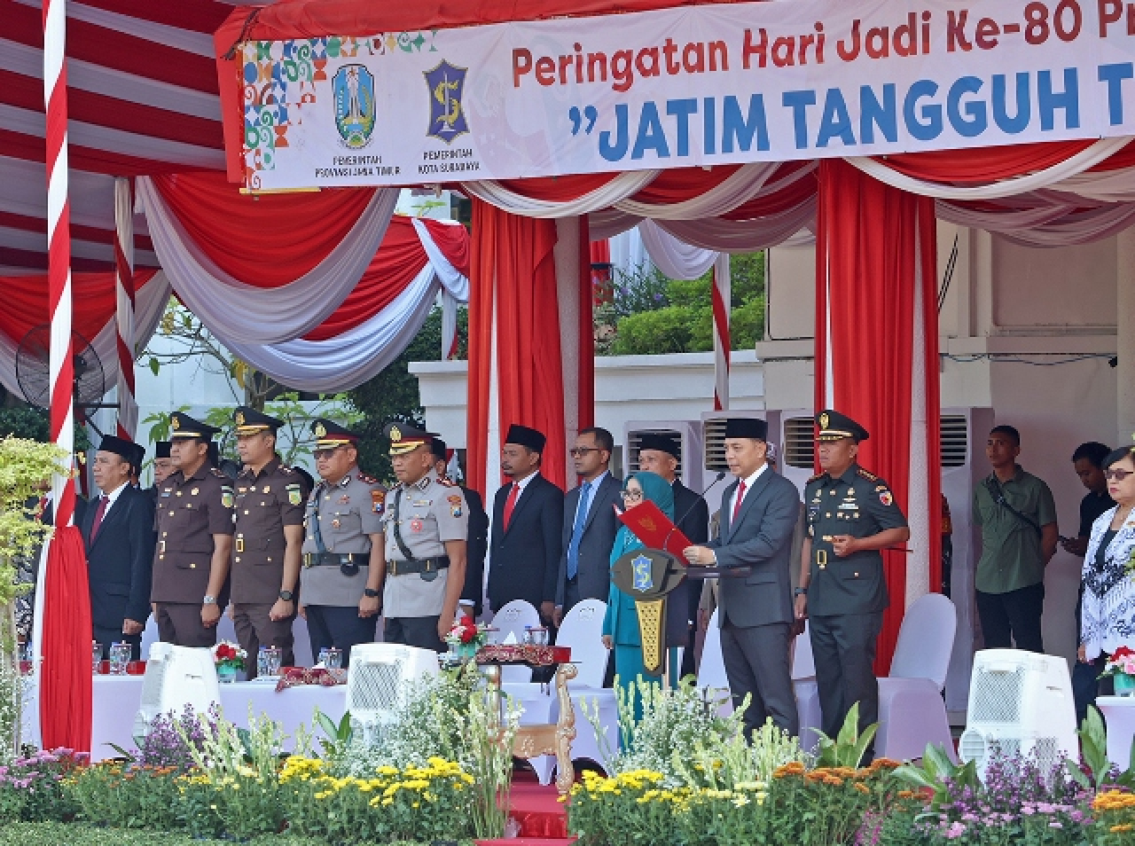HUT ke-80 Jatim, Eri Cahyadi Ajak Sinergi Entas Kemiskinan Ekstrem!