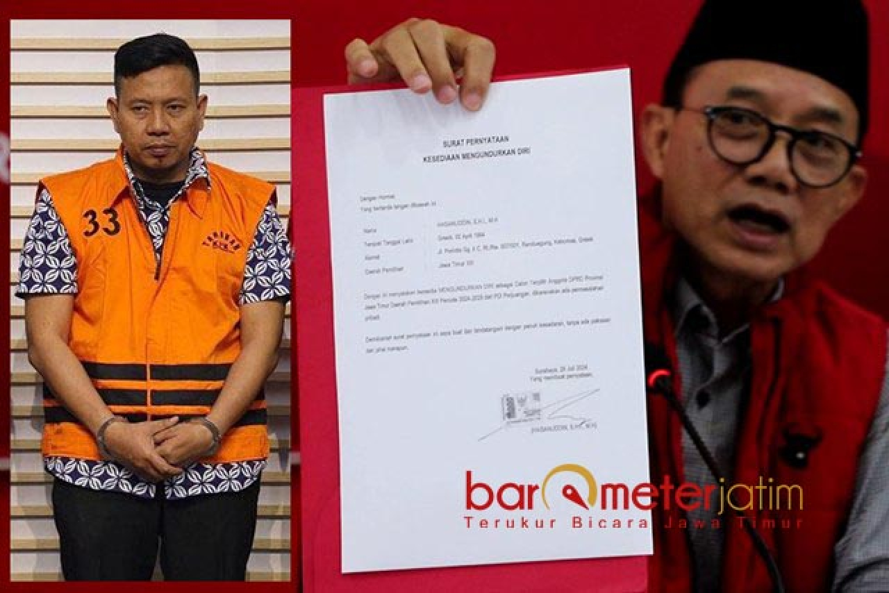 Ditahan KPK Terkait Korupsi Hibah, Kader PDIP Hasanuddin Mundur dari DPRD Jatim!