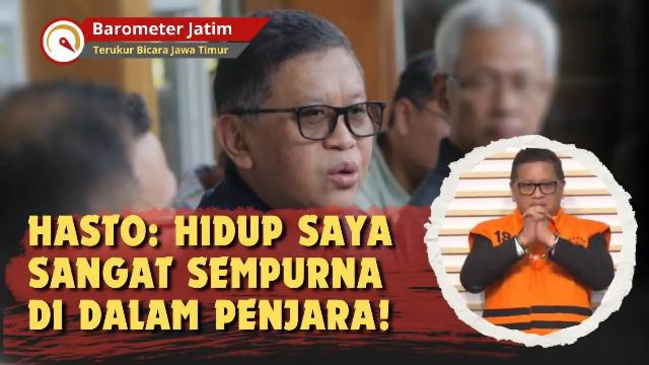 VIDEO: Hasto Cerita Hidupnya Sangat Sempurna di Penjara, Kini Kolesterol Naik Lagi!